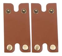 SEWOART Head Protective Durable Sleeve 2pcs Synthetic Leather Cases for Father and Husband Storage at Home and Travel