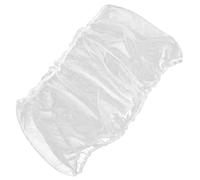 SEWOART Heavy Duty Elastic Bird Cage Mesh Cover Dustproof Protective Netting for Large Birdcages Quick Dry Durable White Birdcage Dust Cover with Secure Fit for Clean Floors and Easy