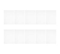 SEWOART High Transparency PVC Sheet 10Pcs Rigid Plastic Film 0.2Mm Thickness for Card Making and Picture Frame Covers