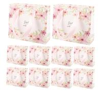 SEWOART Hot Pink Party Favor Bag 20pcs Large Wrapping Bags Cardboard Bags for Decorations Shopping