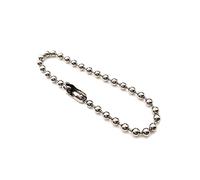 SEWOART Jewelry Making Chain 200pc Ball Chain Keychain Tag Key Rings Long Bead Connector Clasp Metal Bead