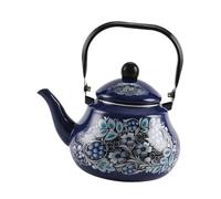 SEWOART Large Capacity Enamel Tea Kettle Stovetop Kettle Camping Cooking Equipment
