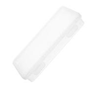 SEWOART Large Capacity Plastic Pencil Case Stationery Storage Box for Painting Brushes, Stackable Low-Profile Pen Holder Suitable for Study and Art Supplies