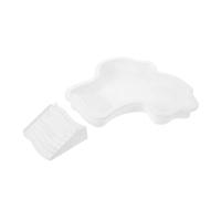 SEWOART Large Marble-Colored Turtle Bathing Pool with External Ramp, Reptile Water Dish for Turtle Tank, Small Soaking Tub for Tortoise and Gecko Terrarium, 1Pcs