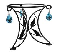 SEWOART Metal Crystal Ball Stand for Garden Gazing Spheres Sturdy Display Base with Stable Design Elegant Outdoor and Indoor Decorative Rack for Mirror Balls and Ornaments