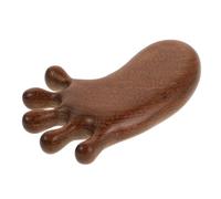 SEWOART Multipurpose Wooden Scalp Massager Comb Hair Face Massage Brush Tool Wide Tooth Hair Brush Natural Acupressure Massage for Growth