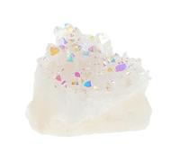 SEWOART Natural Raw Crystal Cluster Gemstones for Meditation and Yoga Polished Palm Stones with Air Purifying and Stress-Relief Properties Educational Mineral Specimens for Office and