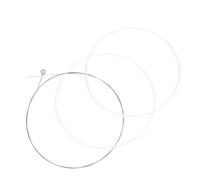 SEWOART Nylon Balalaika Strings 3pcs White Instrument Accessories for Classical Music with Sweet Tone