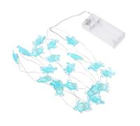 SEWOART Ocean Themed LED String Lights Bulbs Sea Turtle Decorative Light String for Indoor Outdoor Battery Operated Wire Fairy Lights for Ocean Party
