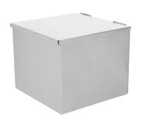 SEWOART Outdoor Observation Box Aperture Stainless Steel Enclosure for Sedimentation Point Protection Surface-mounted Electrical Case Secure Cover for Structural Monitoring