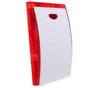 SEWOART Outdoor Sound and Light Alarm Siren with Strobe Flashing Light Dual Alert Anti-theft Siren Horn for Office Warehouse Industrial Property Protection Flexible Wired Installation Low