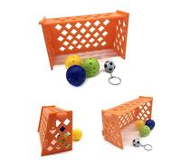 SEWOART Parrot Football Toy for Intelligence Training Bird Soccer Toys for Caged Birds Random Color