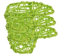 SEWOART Parrot Pecking Toys 3pcs Set Rattan Woven Balls Bird Chew Toys Cage Accessories Suitable for Parrots and Small Birds Random Color