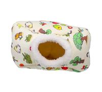 SEWOART Parrot Warm Snuggle Hut Bird Nest for Cage Hanging Hammock Bed Cold-resistant Plush Parakeet House for Cockatiels Conures Lovebirds Easy-clean Cozy Sleeping Shelter