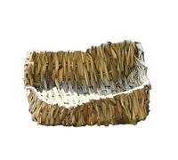 SEWOART Pet Sleeping Bed Rabbit Nest Reed Grass 23x20x10cm Safe and Not Easy to Break for Sleep Use