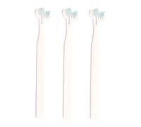 SEWOART Pet Toothbrush Set 3pcs Double-Head Dog and Cat Brush Portable Anti-Slip Handle Easy to Pet's Teeth