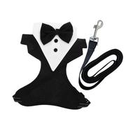 SEWOART Pet Tuxedo Vest Harness for Dogs Wedding Dog Suit Formal Harness Leash Bow Tie for Parties