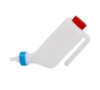 SEWOART Pig Nursing Bottle for Livestock 1pcs Goat Feeding Bottle Sturdy Plastic Sheep Feeder Nipple for Lambs and Calves