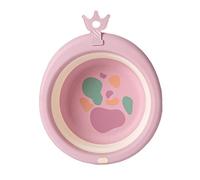 SEWOART Portable Baby Washbasin Foldable Silicone Infant Face Bathtub Lightweight Travel Basin for Baby Washing Outdoor Use Pink