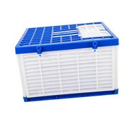 SEWOART Portable Foldable Plastic Pigeon Basket for Racing and Training Weather-resistant Lightweight Bird Carrier Crate for Homing Doves Efficient Flight Support and Easy Storage