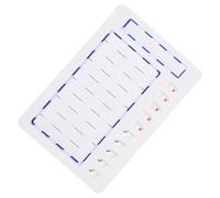 SEWOART Portable List Button for Teens Physical with Chores Chart and Pen Reusable Plastic Behavior Planner Board Daily Schedule Reminder and Task Organizer, for Home and Office Use