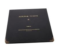 SEWOART Portable Ticket Album Organizer for Concert Movie Travel Memories Durable Storage Booklet for Train and Flight Tickets Photos Souvenirs Keeps Your Collection Tidy and Protected