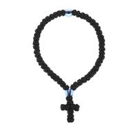 SEWOART Praying Woven Bracelet with Cross String Design, Lightweight and Fade-resistant Rope Material Wrist Jewelry, Classic Style Prayer Wristlet for Holiday Gathering and Daily