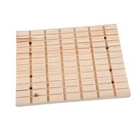 SEWOART Rabbit Boredom Breaker Wooden Scratching Pad Rabbit Enrichment Small Pet Grinding Plate