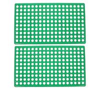 SEWOART Rabbit Cage Bottom Plate 19.21 Inch Abs Plastic Floor Mat with Round Hole Ventilation Non-Slip Rabbit Cage Liner for Small Animals Indoor Habitat