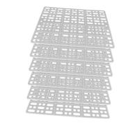 SEWOART Rabbit Foot Pad Base Plate Pcs Plastic Pet Cage Mats Quick Drainage No Assembly Compact Size for Small Pets