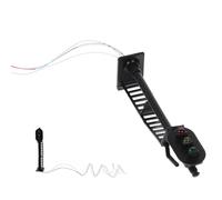 SEWOART Realistic Signal Light Scale Traffic Miniature Model 1:87 with Metal and Abs Construction , Sturdy Black Lamp for Miniature Life Scene Adornments and Micro Landscape Decor