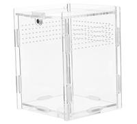 SEWOART Reptile Habitat Transparent Design Viewing for Terrarium and Other Reptile Species Versatile Breeding Box for Observing Pet Behavior