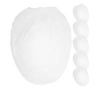 SEWOART Reusable Paint Strainer Bags Paint Filter Bags 6pcs with Elastic Opening White Polyester Mesh with Easy Installation and Removal for 5 Gallon Buckets for Masonry and Painting