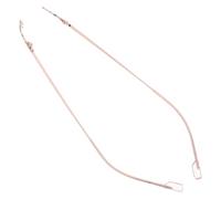 SEWOART Rimless Eyeglasses Temple Replacement Ends with Unique Edge Cutting on Temple Tips, Stainless Steel and Acetic Acid Material, Easy Maintenance and Prevents Slipping, for Study