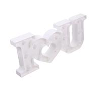 SEWOART Romantic LED Valentine's Day Letter Light Decorative Confession Lamp for Indoor Party Room Decor Portable Warm Lighting with Creative Design for Shop Window Bar Home