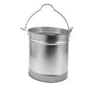 SEWOART Rustic Iron Utility Bucket with Reinforced Handle Wide Opening for Easy Filling Multipurpose Water Pail for Gardening Car Washing Mop Cleaning and Deep Water Drawing