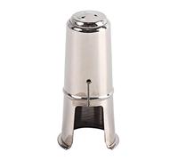 SEWOART Saxophone Protective Cap 84mm Nickel-plated Metal Large Size for Tenor Saxophone, One-piece Set