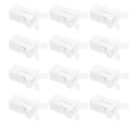 SEWOART Self-Locking Trash Can Switch Locks with Automatic Locking Mechanism, Versatile Compatibility 20pcs White Abs for Garbage Lid Replacement, for DIY Projects and Public Areas