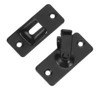 SEWOART Sliding Door Lock Latch Keeper for Enhanced Security and Easy Installation with 2 Set Stainless Steel, Replacement Latch with Modern Sl esign Glass Doors Suitable for Bathroom