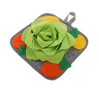 SEWOART Slow Feed Snuffle Mat for Rabbits and Pets Interactive Foraging for Hamsters Birds and Ferrets Promotes Digestion and Mental Stimulation Durable Green for Nosework Training