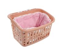 SEWOART Small Animals Sleeping Bed Warm Hamster Hammock Cage Accessory Hanging Pet Nest Cozy Cotton Squirrel Sleeping Nest for Winter Use with Orange Frame and White Lining