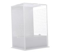 SEWOART Small Mantis Feeding Box and Acrylic Breeding Container with Air Circulation, Practical Mantis Box for Breeding Small Reptiles and Insects, Tarantula Enclosure for Exotic Feeder