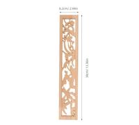 SEWOART Solid Wood Bed Wood Appliques Decorative Onlays for Furniture and Doors Handcrafted Chinese Carved Corner Accents Vintage Nightstand and Mirror Classic Traditional Style