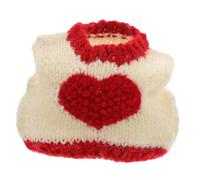 SEWOART Squirrel Love Sweater Big Head Pins Accessories Sweater Gadget Doll House Mini Accessories Doll Decoration Diaper Pins Body Accessories Color-retaining Brooch Hat Brooch Yarn Red