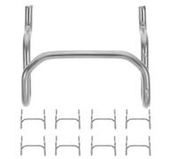 SEWOART Stainless Steel Pegboard Hooks for Efficient Space Saving 10pcs with Thickened Design Easy Installation Organizational Wall Mount Hanger Hooks for Tools and Garage Storage