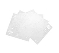 SEWOART Stencils for Crafts 6 Pack Christmas Stencils Template Reusable Molds Patterns