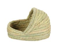 SEWOART Straw Chicken Laying Nest Woven Nest Box for Chickens Birds Small Animals Cozy Secure Perching for Enhanced Egg Quality Easy to Install Relocate Beige