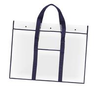 SEWOART Strong PVC Material Art Portfolio Case with Organizer Large Poster Storage Bag for Artists