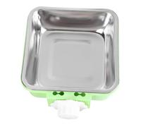 SEWOART Sturdy Fixed Pet Feeding Bowl for Dogs Cats Stainless Steel Easy- Hanging -standing Large Size