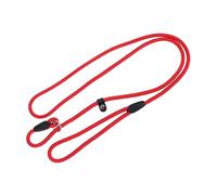 SEWOART Sturdy Nylon Dog Lead Rope and Adjustable Collar Red Cotton Rope for Training and Daily Dog Walking Random Color